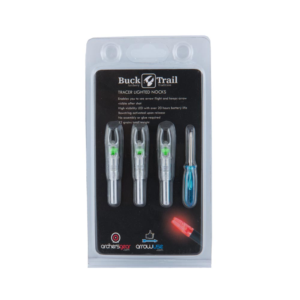 Buck Trail Tracer Lighted Nocken S-Size - 3 pack